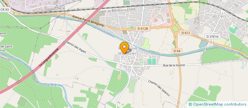 localisation de l'entreprise MONSIEUR JEROME GRANIER à VILLENEUVE-LES-BEZIERS