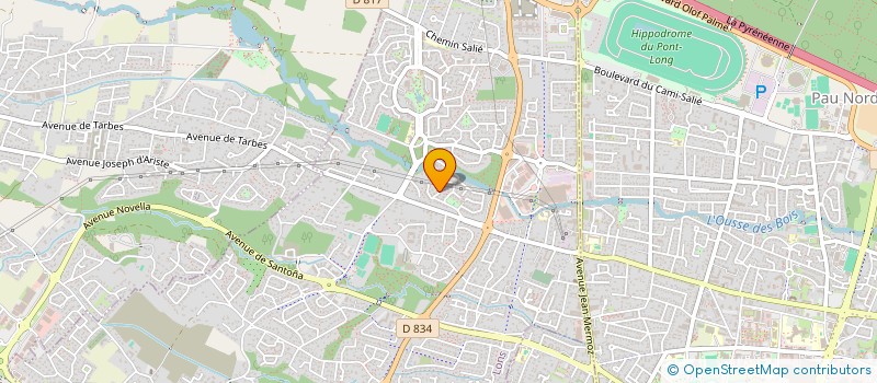 localisation de l'entreprise MONSIEUR JEROME GRANVILLAIN  LONS