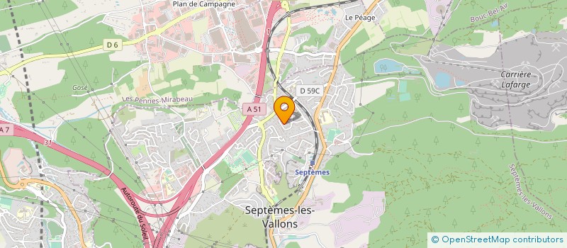 localisation de l'entreprise MONSIEUR JEROME GRASCHER VON WALDESHAIN à SEPTEMES-LES-VALLONS
