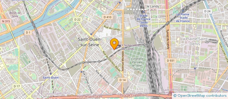 localisation de l'entreprise MONSIEUR JEROME GRASSET à SAINT-OUEN-SUR-SEINE
