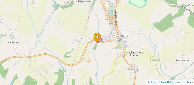 localisation de l'entreprise MONSIEUR JEROME GRENIER à MOULINS-LA-MARCHE