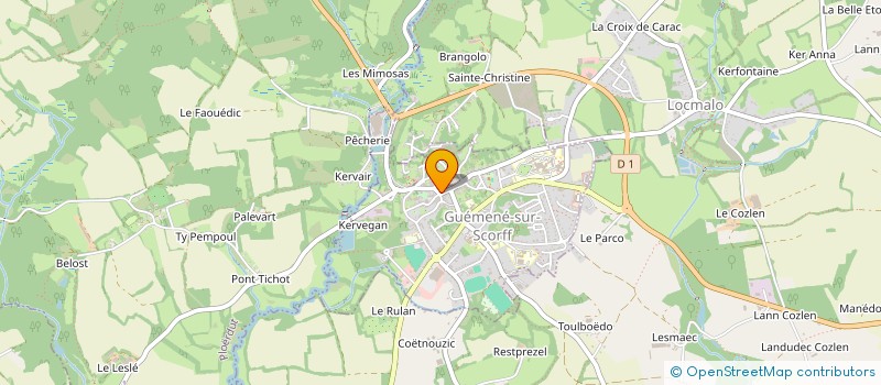 localisation de l'entreprise MONSIEUR JEROME GRILON à GUEMENE-SUR-SCORFF
