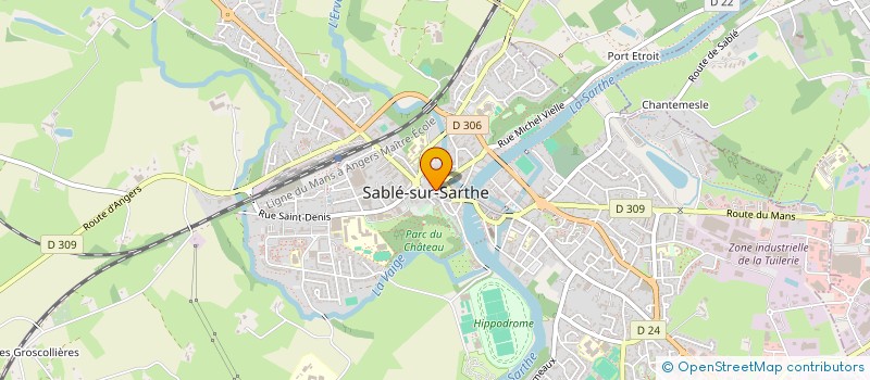 localisation de l'entreprise MONSIEUR JEROME GROBOST à SABLE-SUR-SARTHE
