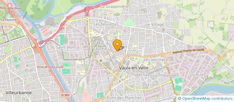 localisation de l'entreprise MONSIEUR JEROME GROS  VAULX-EN-VELIN