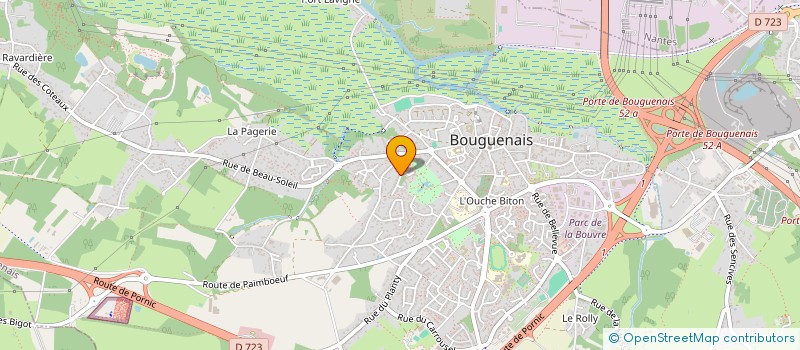 localisation de l'entreprise MONSIEUR JEROME GROS DESIRS à BOUGUENAIS