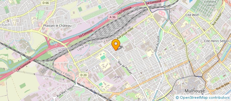 localisation de l'entreprise MONSIEUR JEROME GROSHENNY  RIXHEIM