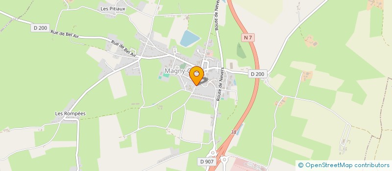 localisation de l'entreprise MONSIEUR JEROME GRUMELON  MAGNY-COURS