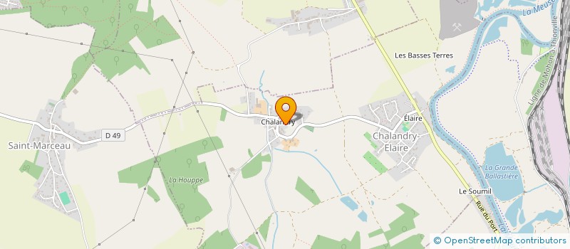 localisation de l'entreprise MONSIEUR JEROME GRUYER à CHALANDRY-ELAIRE