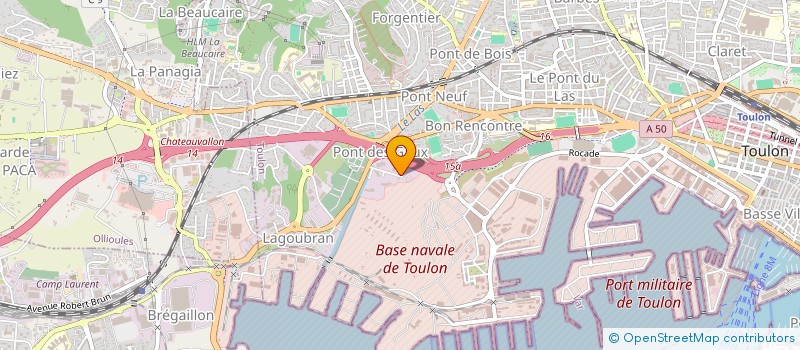 localisation de l'entreprise MONSIEUR JEROME GUARINO à TOULON
