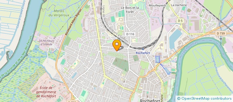 localisation de l'entreprise MONSIEUR JEROME GUE  ROCHEFORT