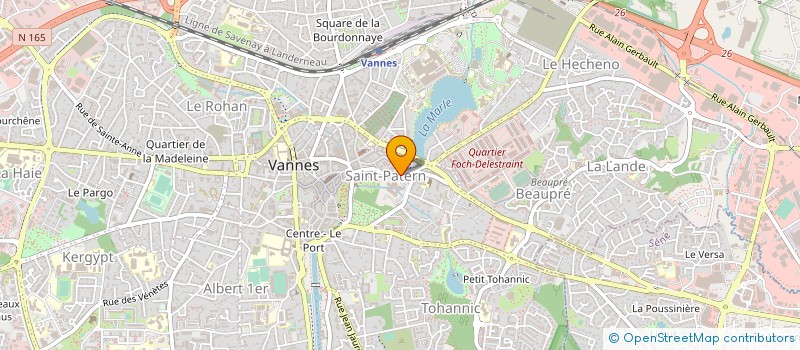 localisation de l'entreprise MONSIEUR JEROME GUEDON à VANNES