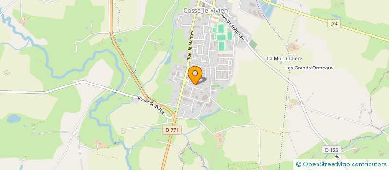 localisation de l'entreprise MONSIEUR JEROME GUEDON  COSSE-LE-VIVIEN