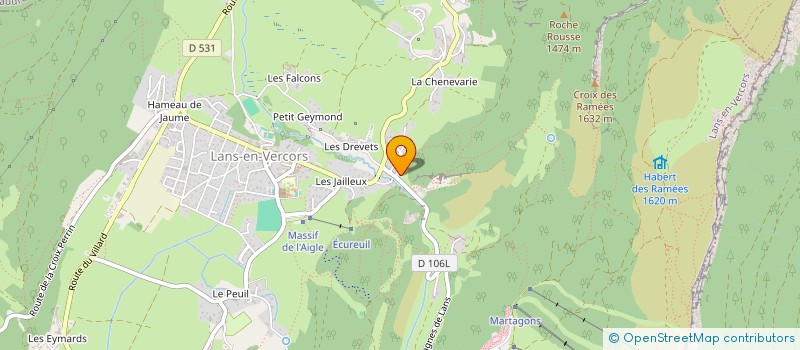 localisation de l'entreprise MONSIEUR JEROME GUERBE  LANS-EN-VERCORS