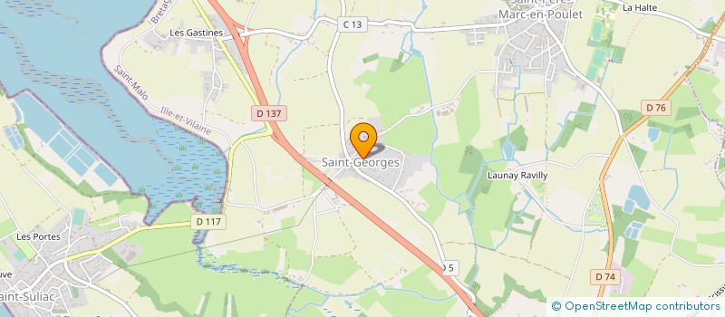 localisation de l'entreprise MONSIEUR JEROME GUERET  SAINT-PERE-MARC-EN-POULET