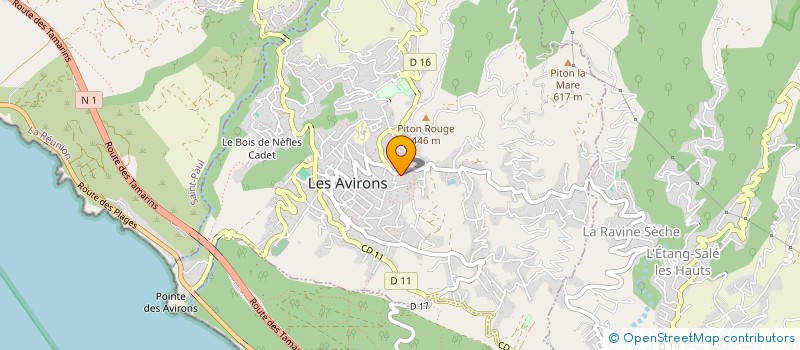 localisation de l'entreprise MONSIEUR JEROME GUERIN à LES AVIRONS