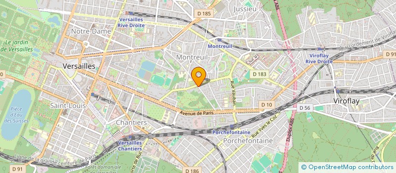 localisation de l'entreprise MONSIEUR JEROME GUERIN  VERSAILLES