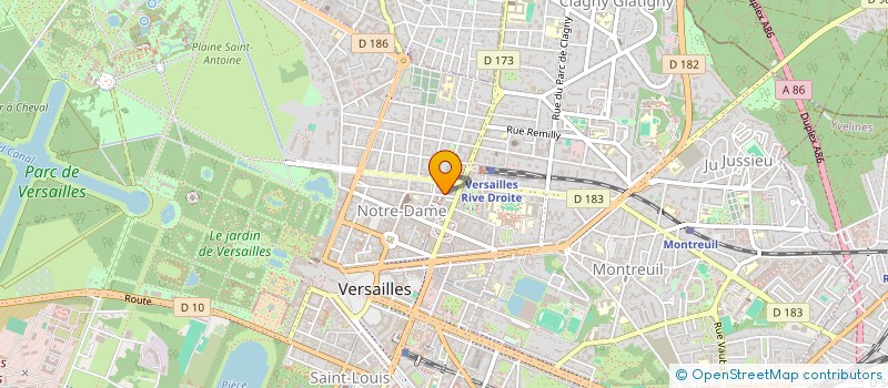 localisation de l'entreprise MONSIEUR JEROME GUERY à VERSAILLES