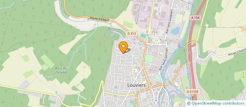 localisation de l'entreprise MONSIEUR JEROME GUEVILLE  LOUVIERS