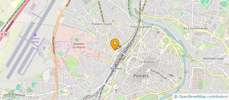 localisation de l'entreprise MONSIEUR JEROME GUILBOT  POITIERS