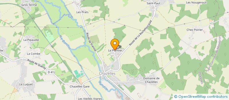 localisation de l'entreprise MONSIEUR JEROME GUILLAS à CHAZELLES