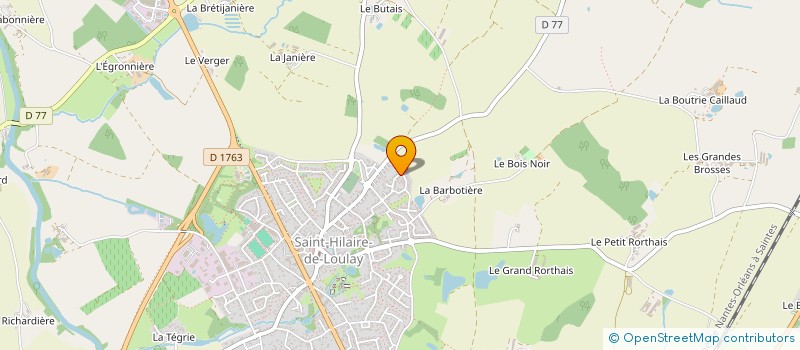 localisation de l'entreprise MONSIEUR JEROME GUILLET à MONTAIGU-VENDEE