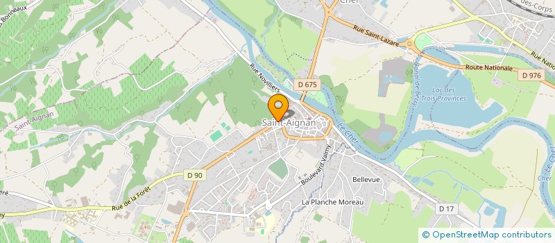 localisation de l'entreprise MONSIEUR JEROME GUILLIER à SAINT-AIGNAN