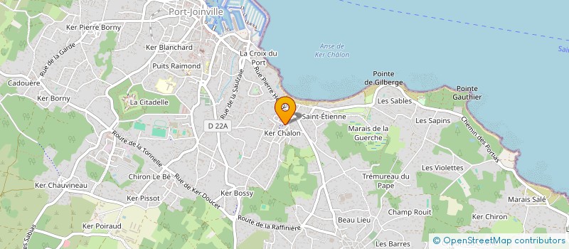 localisation de l'entreprise MONSIEUR JEROME GUILLIN  L'ILE-D'YEU