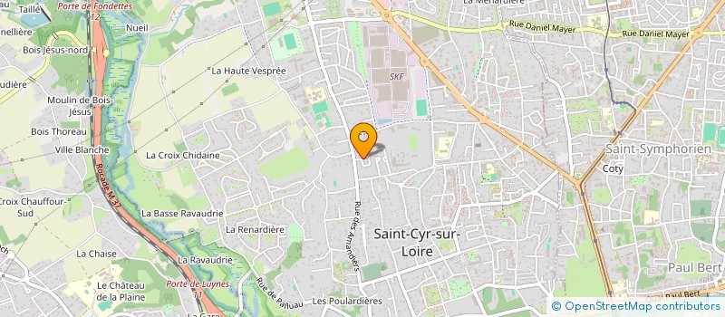 localisation de l'entreprise MONSIEUR JEROME GUILLOIS  SAINT-CYR-SUR-LOIRE