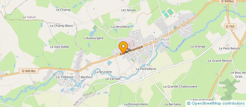 localisation de l'entreprise MONSIEUR JEROME GUINU à LE TALLUD