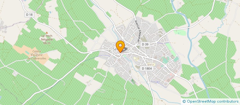 localisation de l'entreprise MONSIEUR JEROME GUIRAUD  BASSAN
