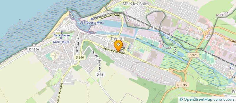 localisation de l'entreprise MONSIEUR JEROME GUISLAIN  LE TREPORT