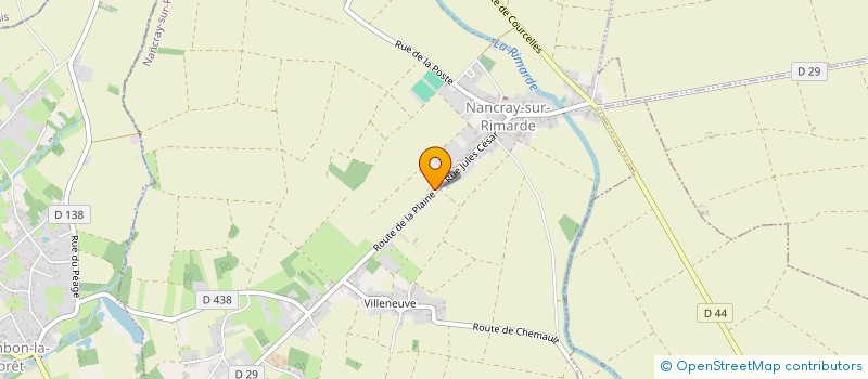 localisation de l'entreprise MONSIEUR JEROME GUITTARD à NANCRAY-SUR-RIMARDE