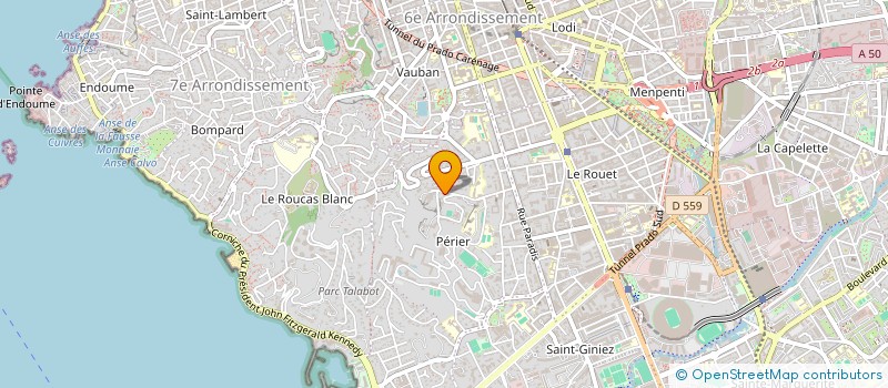 localisation de l'entreprise MONSIEUR JEROME GUSTIN à MARSEILLE