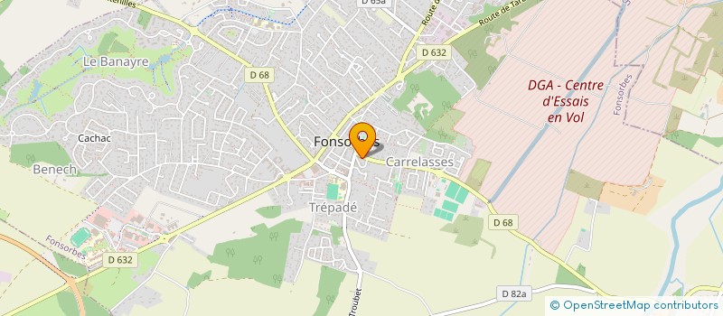 localisation de l'entreprise MONSIEUR JEROME GUY  FONSORBES