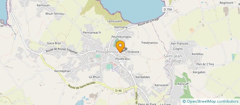 localisation de l'entreprise MONSIEUR JEROME GUYOMAR  PLOUGASNOU