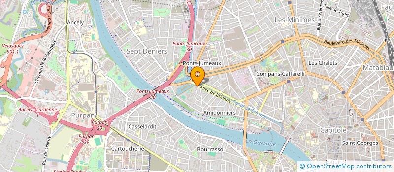 localisation de l'entreprise MONSIEUR JEROME GUYONNET  TOULOUSE