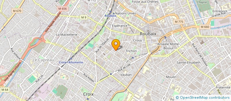 localisation de l'entreprise MONSIEUR JEROME HAELVOET  ROUBAIX