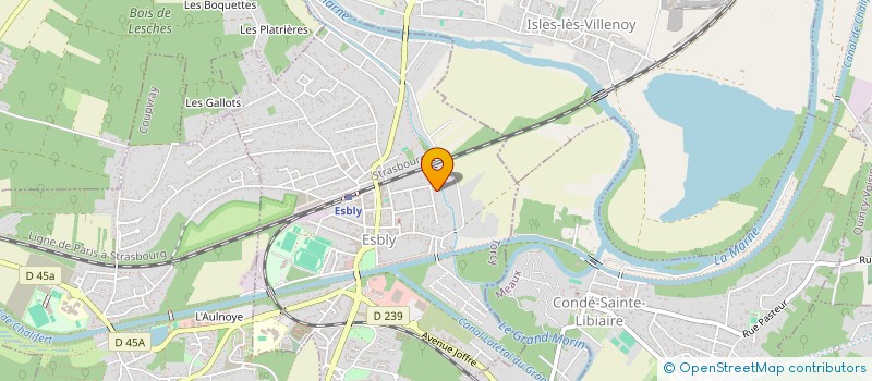 localisation de l'entreprise MONSIEUR JEROME HARDY à ESBLY