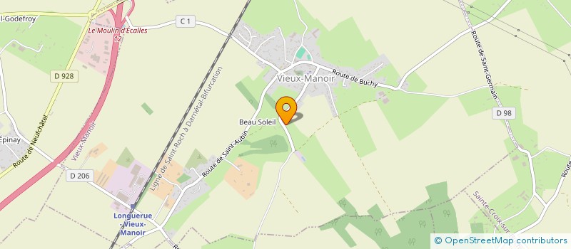 localisation de l'entreprise MONSIEUR JEROME HAVE  VIEUX-MANOIR