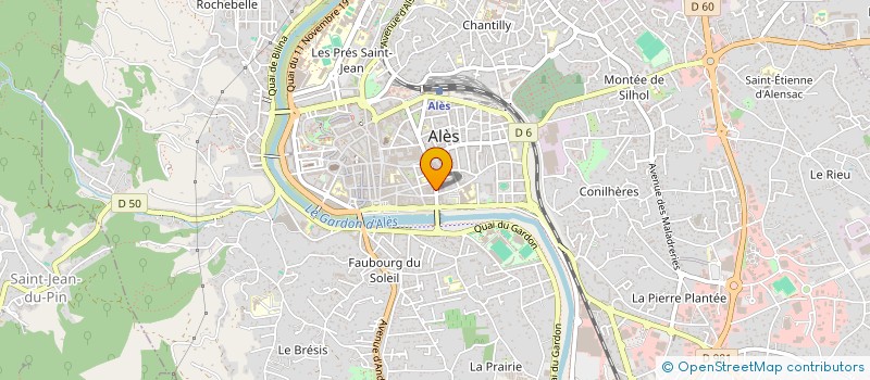 localisation de l'entreprise MONSIEUR JEROME HAZEBROUCQ à ALES