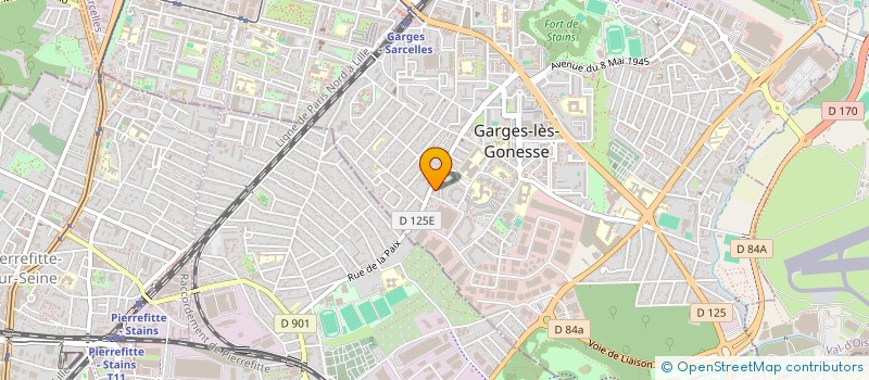 localisation de l'entreprise MONSIEUR JEROME HELAS  GARGES-LES-GONESSE