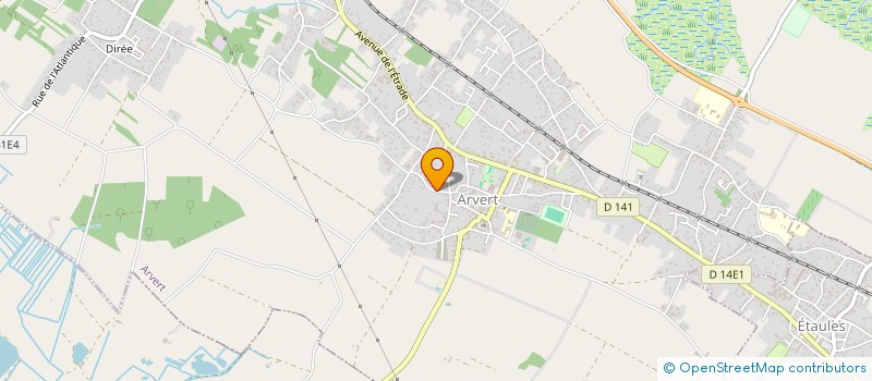 localisation de l'entreprise MONSIEUR JEROME HELLIET  ARVERT