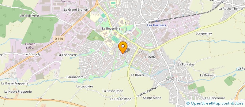 localisation de l'entreprise MONSIEUR JEROME HEMERY  HERBIERS (LES)