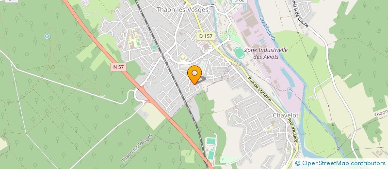 localisation de l'entreprise MONSIEUR JEROME HEMERY  THAON-LES-VOSGES