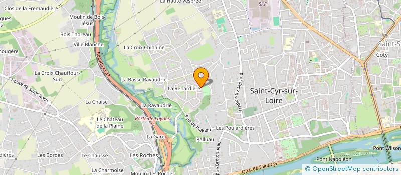 localisation de l'entreprise MONSIEUR JEROME HENAULT  SAINT-CYR-SUR-LOIRE