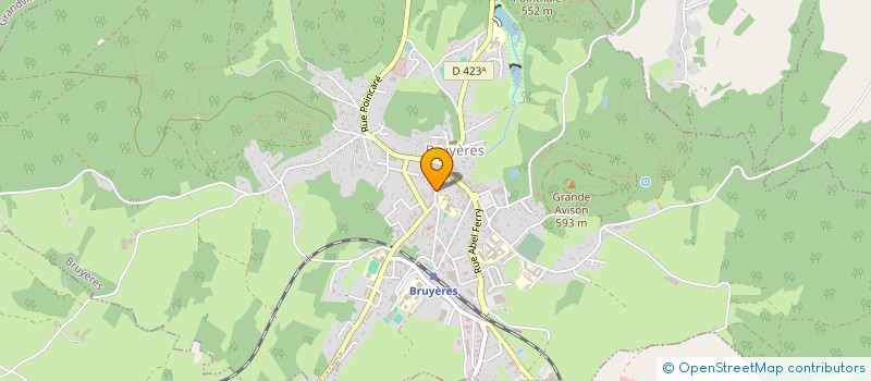 localisation de l'entreprise MONSIEUR JEROME HENNER  BRUYERES