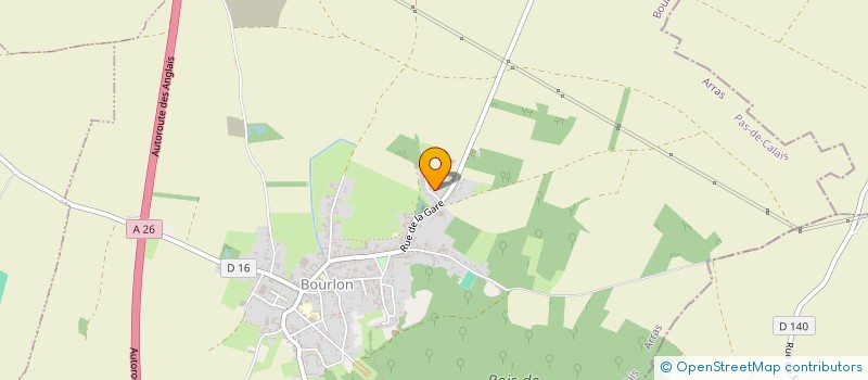 localisation de l'entreprise MONSIEUR JEROME HENON  SAINS-LES-MARQUION