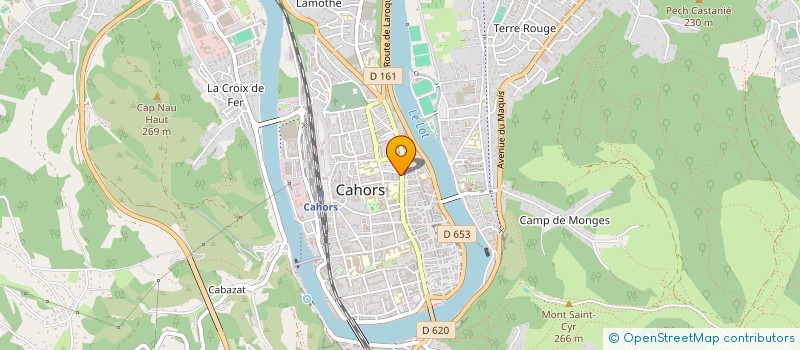 localisation de l'entreprise MONSIEUR JEROME HENRAS  CAHORS