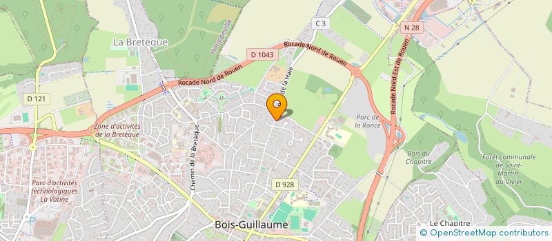 localisation de l'entreprise MONSIEUR JEROME HEPINEUZE à BOIS-GUILLAUME