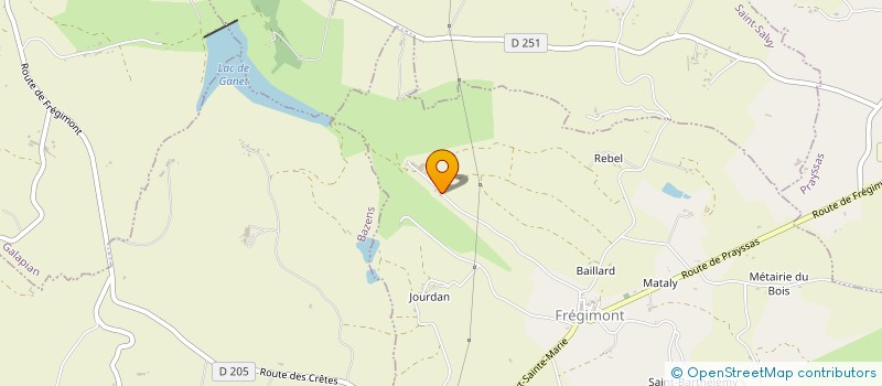 localisation de l'entreprise MONSIEUR JEROME HERAS  FREGIMONT